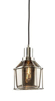 Artcraft Lighting Fifth Avenue 1-Light Pendant with Smoke Glassware, Chrome