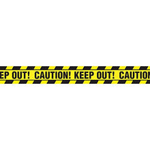 Load image into Gallery viewer, Amscan Halloween Plastic Caution Tape, 20&#39;, Black/Yellow, 1 Pc
