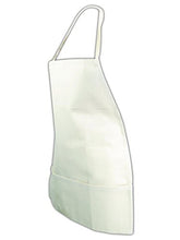 Load image into Gallery viewer, White Canvas Duck Apron, 24&quot; Length, 20&quot; Width, 3 Pockets
