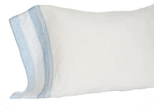 Load image into Gallery viewer, La Mode Couture Sea Mist Ocean King Pillowcases 20&quot; x 41&quot; Set of 2. 100% Pure Linen.
