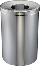 Load image into Gallery viewer, Genuine Joe 30 Gallon Stainless Steel Trash Receptacle
