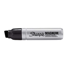 Load image into Gallery viewer, Sharpie Magnum Permanent Markers, Chisel Tip, Black, (Pack of 12)
