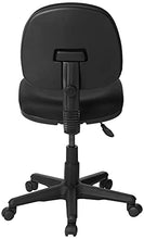 Load image into Gallery viewer, Office Star Sculptured Thick Padded Seat and Back with Built-in Lumbar Support Task Chair without Arms, Black
