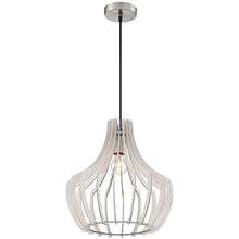 Load image into Gallery viewer, Arnsberg R30253827 Wood 17&quot; Pendant Light in White
