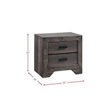 Load image into Gallery viewer, Picket House Furnishings Grayson 2 Drawer Nightstand in Gray Oak
