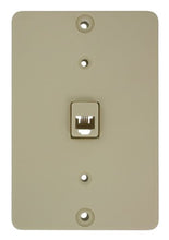 Load image into Gallery viewer, Leviton 40253-I Telephone Wall Phone Jack, 6P4C, Ivory
