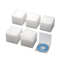 ELECOM DVD/BD/CD Plastic Case Slim Single side Storage 100 Pack [Semi-transparent] CCD-JPCS100CR (Japan Import)