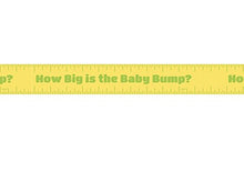 Load image into Gallery viewer, Unique 150ft Baby Shower Bump Measuring Tape Game, Multicolor, 5.75&quot; x 6.25&quot; -
