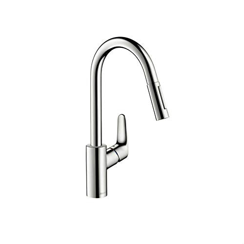 Hansgrohe 04505000 Focus High Arc Kitchen Faucet, 1.75, Chrome