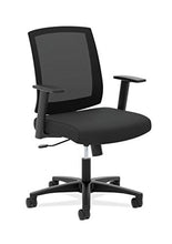 Load image into Gallery viewer, HON Torch Mesh Mid-Back Task Chair, Fixed Arms, in Black (HVL511)
