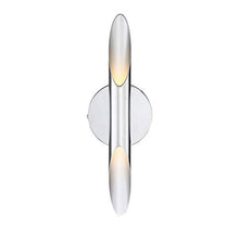 Load image into Gallery viewer, Arnsberg 221570207 Contemporary Modern LED Wall Sconce from Bolero Collection in Pwt, Nckl, B/S, Slvr. Finish, 4.75 inches, Nickel Matte
