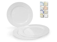 Load image into Gallery viewer, &quot; OCCASIONS&quot; 120 Plates Pack, Heavyweight Disposable Wedding Party Plastic Plates (9&#39;&#39; Luncheon Plate, Plain White)
