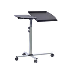 Load image into Gallery viewer, Techni Mobili Rolling Adjustable Laptop Cart, Graphite
