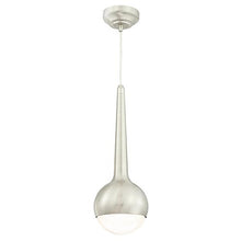 Load image into Gallery viewer, Westinghouse Lighting 6329700 One-Light LED Indoor Mini-Pendant, Brushed Nickel Finish with Frosted Opal Glass
