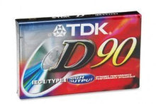 Load image into Gallery viewer, TDK D90 IECI/Type I Normal Position High Output Audio Cassette Tape by Smartbuy by Smartbuy
