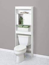 Load image into Gallery viewer, Zenna Home Cottage Over-The-Toilet Bathroom Spacesaver, 3 Shelf, White
