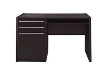 Load image into Gallery viewer, Coaster Home Furnishings Halston 48-inch 2-Drawer Connect-it Office Cappuccino Ontario Single Pedestal Computer Desk with Charging Station
