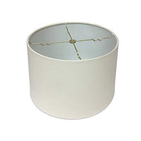 Royal Designs, Inc. Modern Shallow Drum Hardback Lampshade, HB-610-18LNEG, Linen Eggshell, 17 x 18 x 11.5
