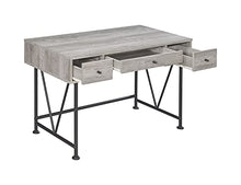 Load image into Gallery viewer, Coaster CO-801549 Writing Desk, Grey Driftwood
