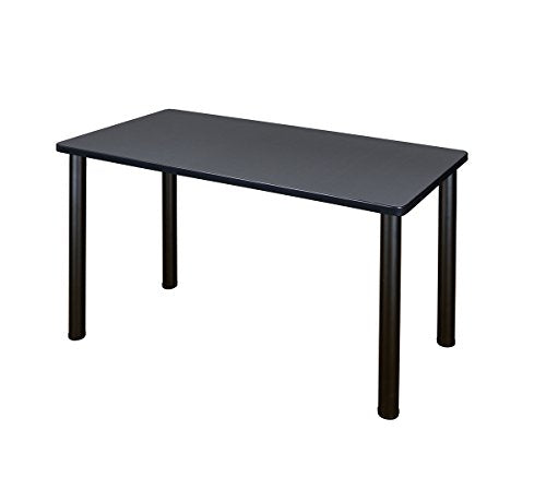 Regency Kee 42 by 24-Inch Training Table, Grey/Black
