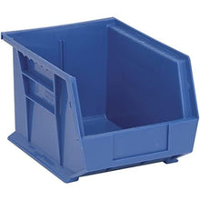 Load image into Gallery viewer, Quantum QUS239BL Ultra Stack and Hang Bin, 10-3/4&quot; Length x 8-1/4&quot; Width x 7&quot; Height, Blue, Pack of 6
