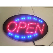 Load image into Gallery viewer, Ultra Bright LED Neon Light Open Sign Oval Style Premium Design Larger Size 22&quot;L x 13&quot;W x 1&quot;H with Power On/Off and Animation On/Off Switchs by&quot;E Onsale&quot; U30
