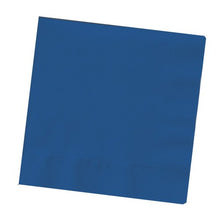 Load image into Gallery viewer, Creative Converting Touch of Color 200 Count 2-Ply Paper Beverage Napkins, Navy Blue , 5&quot; x 5&quot; - 251137
