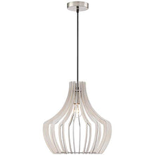 Load image into Gallery viewer, Arnsberg R30253827 Wood 17&quot; Pendant Light in White
