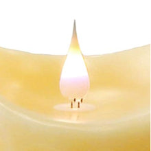 Load image into Gallery viewer, Melrose 7&quot; Simplux Ivory Flameless LED Lighted Wax Pillar Candle with Moving Flame
