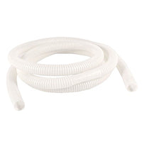 Plastic Drain Hose Pipe for Air Conditioner 2M 6.6Ft 15mm x 16mm White