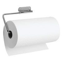 iDesign Metal Swivel Wall Mount Paper Towel Holder Dispenser for Under Cabinet or Door, 12