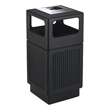 Load image into Gallery viewer, SAF9477BL - Safco Canmeleon Ash Urn 38-gal Waste Receptacle
