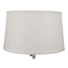 Load image into Gallery viewer, FenchelShades.com Lampshade 14&quot; Top Diameter x 16&quot; Bottom Diameter x 9.5&quot; Slant Height with Washer (Spider) Attachment for Lamps with a Harp (Linen Ivory)
