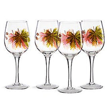 Load image into Gallery viewer, Autumn 4-piece Wine Glass Set
