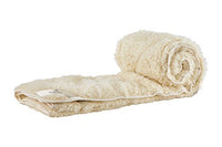 Sleep & Beyond myDual Pad, 100% Washable and Reversible Wool Mattress Pad, Twin 39x76