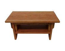 Load image into Gallery viewer, Small Personal Altar with Shelf - EarthBench - Solid Cherry Wood Construction for Meditation, Prayer, or Contemplative Studies.
