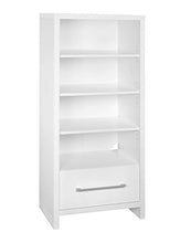 Load image into Gallery viewer, ClosetMaid 1651 Media Storage Tower Bookcase with Drawer, White
