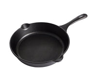 Victoria SKL-210 Cast Iron Skillet. Frying Pan with Long Handle, 10