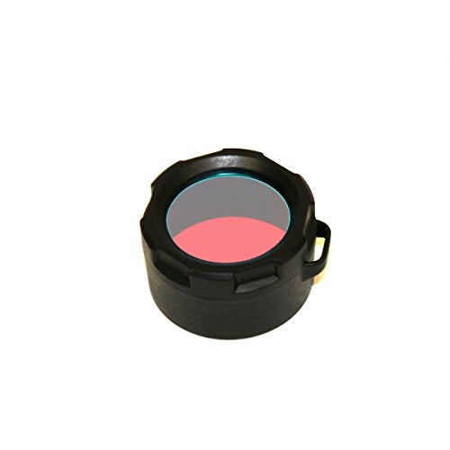 PowerTac 37Mm Slip On Color Flashlight Filter - Red