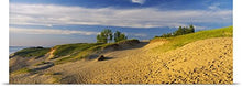 Load image into Gallery viewer, GREATBIGCANVAS Entitled Footprints in The Sand, Sleeping Bear Dunes National Lakeshore, Michigan Poster Print, 90&quot; x 30&quot;, Multicolor

