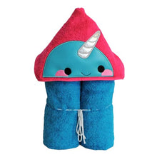 Load image into Gallery viewer, Narwhal Hooded Bath Towel - Baby, Child, Tween
