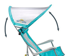 Load image into Gallery viewer, GCI Outdoor Waterside SunShade Folding Beach Recliner Chair with Adjustable SPF Canopy
