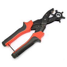 Load image into Gallery viewer, EvZ Leather Belt Hole Punch Plier 6 Size Head revolves for DIY Hand Made
