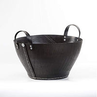 Infora Classic Recycled Rubber Basket, for Wood Logs, Shoes or Blankets