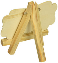 Load image into Gallery viewer, FASHIONCRAFT Natural Wood Easel and Blackboard Placecard Holder (15)
