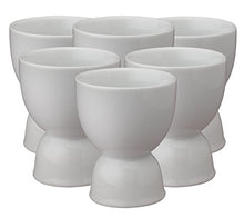 Load image into Gallery viewer, HIC Harold Import Co. 400220/6 HIC Double Egg Cups, Fine Porcelain, White, Set of 6
