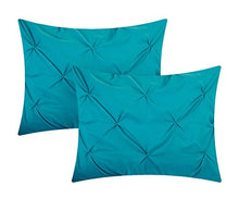 Load image into Gallery viewer, Chic Home Daya Shams Included Decorative Pillow, Queen Duvet, Turquoise
