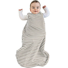 Load image into Gallery viewer, Baby Sleeping Bag, 4 Season Basic Merino Wool Wearable Blanket, 0-6 Months, Earth
