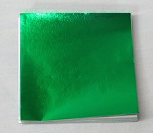 Load image into Gallery viewer, Candy Molds N More 6 x 6 inch Emerald Green Confectionery Foil Wrappers, 500 Sheets
