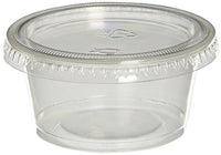 Polar Ice PIJS040200 Jello Shot Souffle Cups with Lids, 2-Ounce, Translucent, 40-Pack